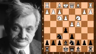 Lasker plays like Mikhail Tal! || Frank Marshall vs Emanuel Lasker || St. Petersburg 1914