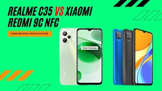 Realme C35  vs Xiaomi Redmi 9C NFC full comparison