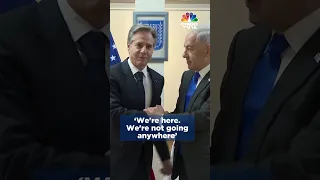 We're Here. We're Not Going Anywhere: US Assures Israel | Blinken meets Israeli PM Netanyahu | IN18S