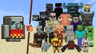 Tuff Golem vs All mobs in Minecraft - Tuff Golem vs Every Minecraft mob