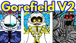 Friday Night Funkin' Vs Gorefield V2 | Garfield (FNF/Mod/Garfield Gameboy'd/Creepypasta + Cutscene)