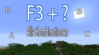 Alle F3 Tastenkombinationen in Minecraft [Minecraft Tutorial]