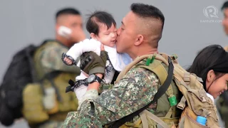 WATCH: Heroes’ welcome for PH Navy’s Marawi contingent