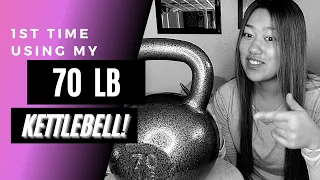 Trying out my 70 lb Kettlebell | PANINI V.