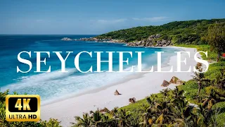 FLYING OVER SEYCHELLES (4K UHD) - Relaxing Music Along With Beautiful Nature Scenery