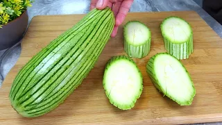 A trick you didn't know about! Fried zucchini tastes better than meat, a simple recipe surprised me😋