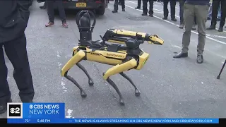 Mayor Adams, NYPD unveil robots that will help officers