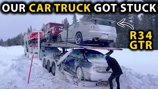 Our CAR TRUCK is TOTALLY STUCK | FLIPPED our JEEP | Chaos Day 1 & 2 in Sweden | VLOG - OG Schaefchen