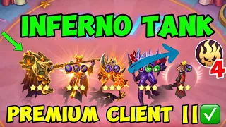 Magic Chess “HARD META TANK ONLY” in New Update 2024😱🔥 | PREMIUM CLINET || | INFERNO FEIND ✅THARZ