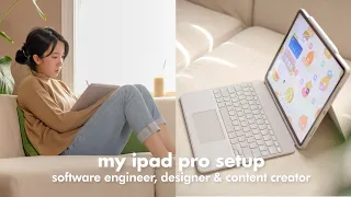 My iPad Pro Setup as a Software Engineer, Designer & Content Creator | iPadOS 15