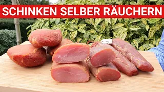 ♨️ GRILLBLITZ: Schinken selber räuchern Fleisch kalt räuchern, Lachsschinken, Filet, Anleitung