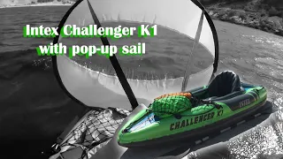 Intex Challenger K1 with pop-up sail