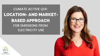 Location- and market-based approach for emissions from electricity use