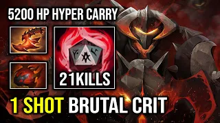 Instant 1 Shot Unlimited Crit Illusion Army 5200 HP 7.34 Super Carry Chaos Knight Dota 2