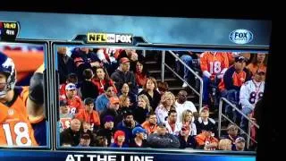 Peyton yells at home fans and they listen