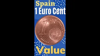 Spain 1 Cent Euro #TCPIShorts 2 | The Currencypedia International | #shorts