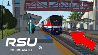 (Roblox) Railfanning on The Miami Corridor Part 5 Pre Sim Universe-Game  #roblox #trains #simulator