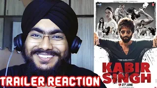 Kabir Singh Trailer REACTION | Shahid Kapoor, Kiara Advani | Sandeep Reddy Vanga | 21st June