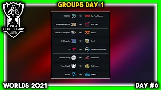 Worlds 2021 | FIRST DAY OF GROUPS (Live-View #4 | Day #6: Group Stage Day 1)