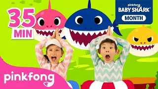 Aprende Dança do Bebê Tubarão❤️ | +Compilação | Pinkfong Canções para crianças