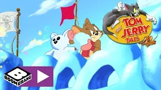 Tom and Jerry Tales | Giant Snowball Hits Tom | Boomerang UK 🇬🇧