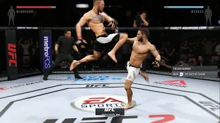 Conor McGregor vs. Chad Mendes  Tornado kick EA sports UFC 2  KO Knockout