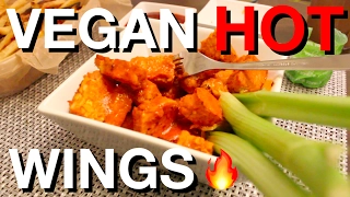 Vegan Buffalo Tempeh Wings | How to cook TEMPEH!
