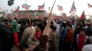 PTI (Pakistan Tehreek Insaaf) JALSA 25 DECEMBER 2011 KARACHI.[B]