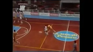 Toni Kukoc 1989 Europe Cup Scavolini Pesaro - Jugoplastika Split