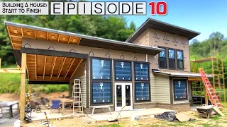 Building A House Start To Finish | Episode 10: Windows, Facia, and Soffit