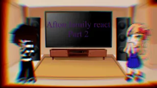 Afton family react to the undeniable fnaf canon part 2￼