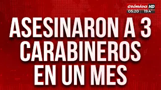 Conmoción en Chile: asesinaron a tres Carabineros en un mes