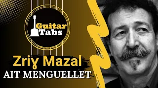 Zriɣ Mazal - Lounis Ait Menguellet / Tablatures Guitare Kabyle