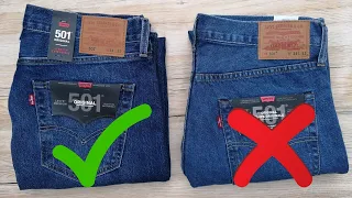 How to spot a fake Levi's Jeans | Levi's 501 Original Jeans | Fit | Mens Levi's Jeans