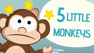 5 Little Monkeys - Nursery Rhymes - Toobys