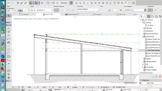 ArchiCAD 21 dimensioning on a section & elevation