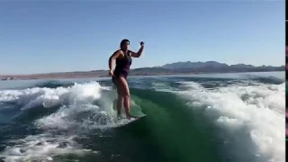 Wakesurfing trick: how to slash the wave