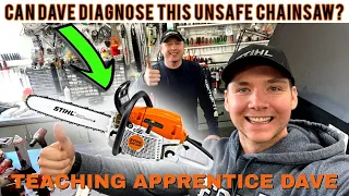 Can Dave Diagnose This Almost New Unsafe Stihl Chainsaw? - Video