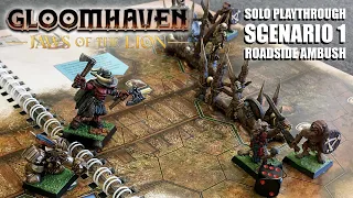 Gloomhaven: Jaws of the Lion Solo Playthrough - Scenario 1