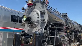 Santa Fe 3751 at L.A. Union Station (9/9/2023)