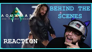 AQUAMAN AND THE LOST KINGDOM BEHIND THE SCENES REACTION | DC FANDOME 2021