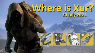 Xur's Location and Inventory (July 30 2021) Destiny 2 - Where is Xur