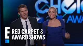 David Boreanaz and Busy Philipps present at People's Choice Awards 2012 | E! People's Choice Awards