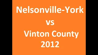 Nelsonville-York vs. Vinton County 2012