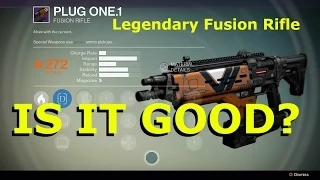 Destiny: Plug One.1 - Legendary Fusion Rifle (Is It Good?)#33 - PVP Gameplay And Review