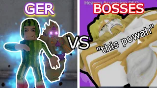 [YBA] GER (Strongest Stand) vs. All Bosses