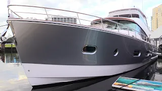 2022 Belize 66 Daybridge Luxury Yacht - Walkaround Tour - 2021 Fort Lauderdale Boat Show