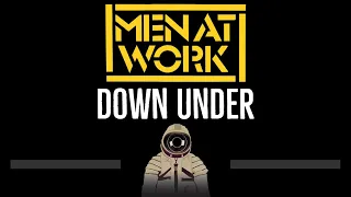 Men At Work • Down Under (CC) 🎤 [Karaoke] [Instrumental Lyrics]