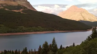 Driving Highway 49 North to Glacier National Park Towards the Going to the Sun Road