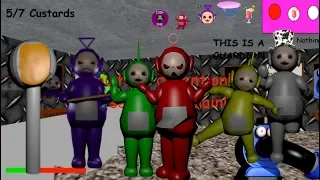 TELETUBBIES IN BALDI'S BASICS!!! Tinky Winky's basics PRE RELEASE 1! [Baldi Mod]